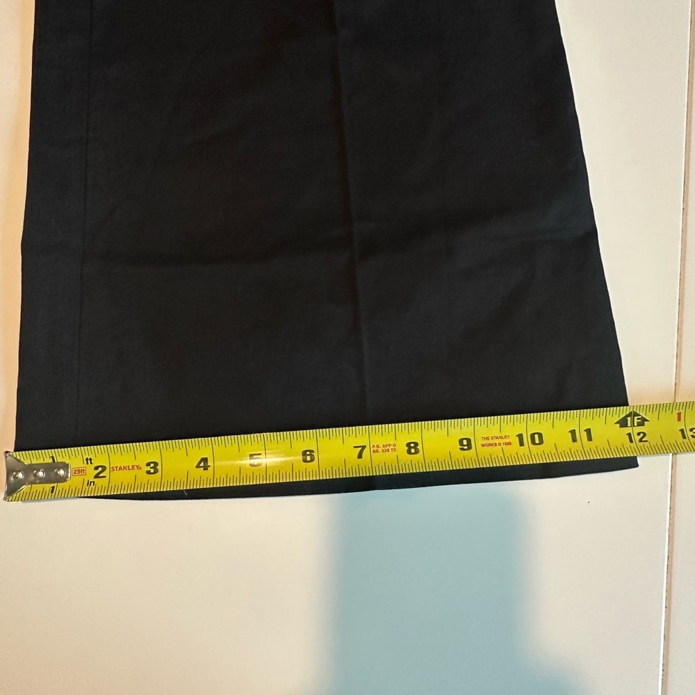 NWT Good American Black Woven High Rise Wide Leg Trouser Pants Size 8/29 - Picture 6 of 11
